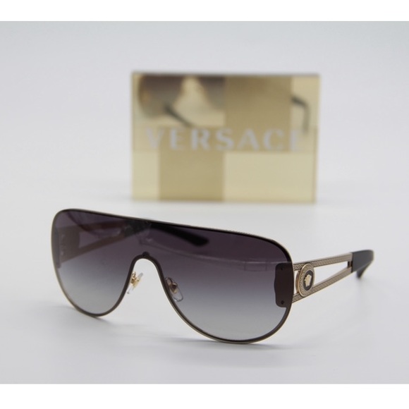 NEW VERSACE SHIELD UNISEX SUNGLASSES - Picture 2 of 12